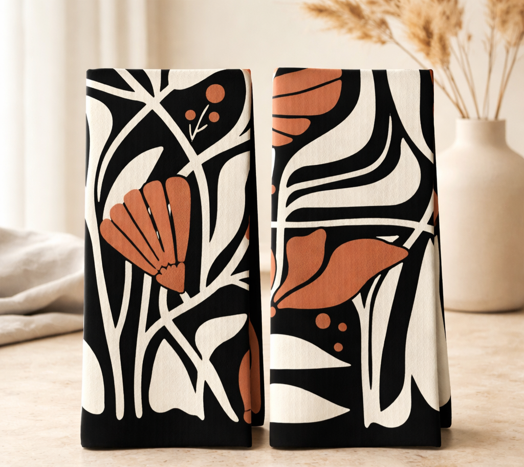 Boho Style Dish Towel Set