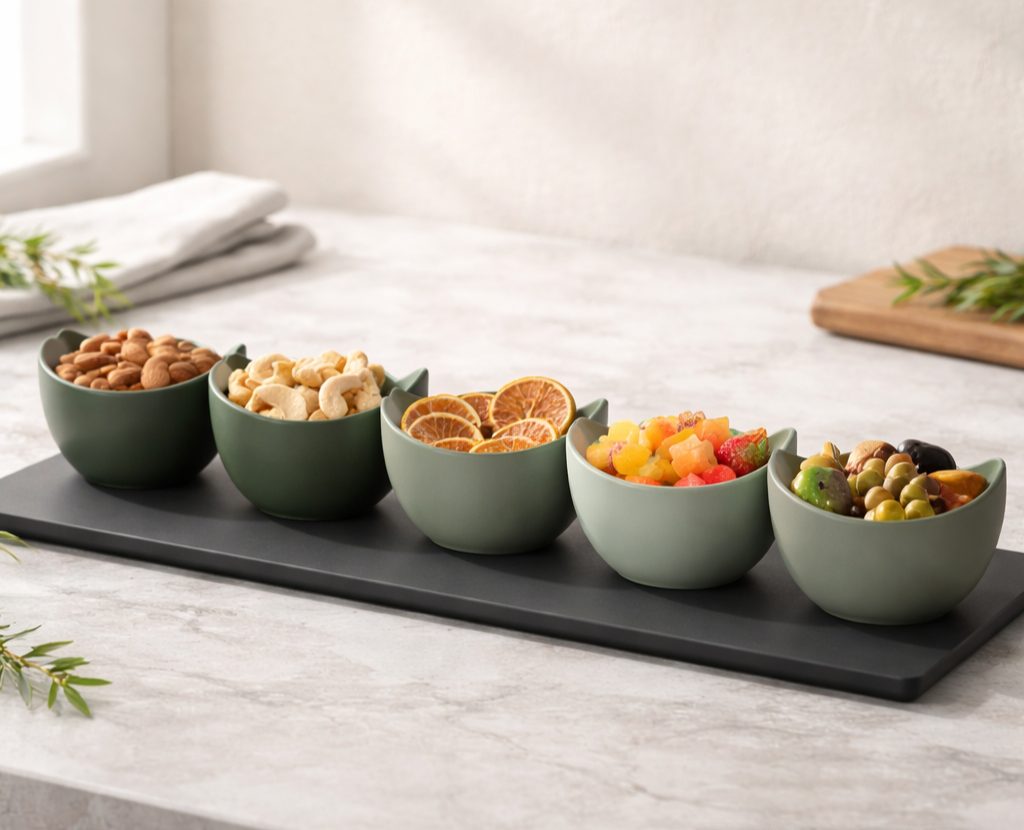 Decorative Bowls Lotus Shaped Pasta Bowls